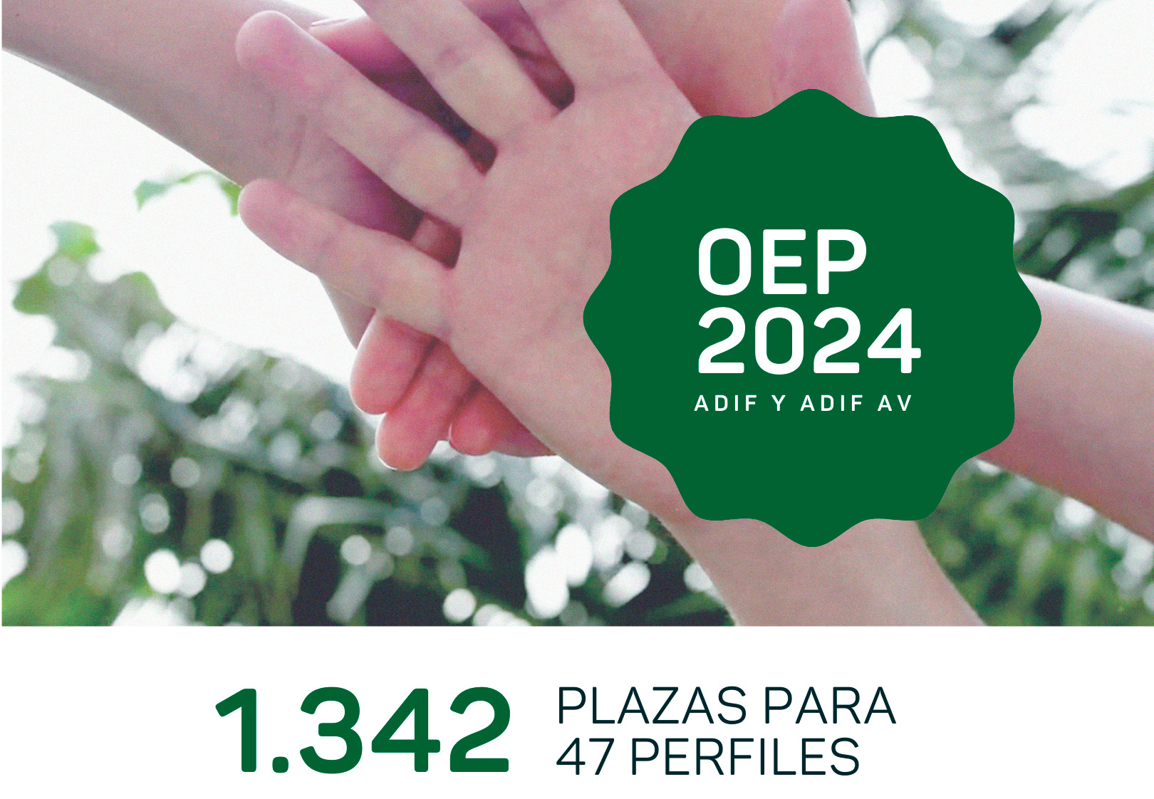Adif convoca una OEP de 1.342 plazas