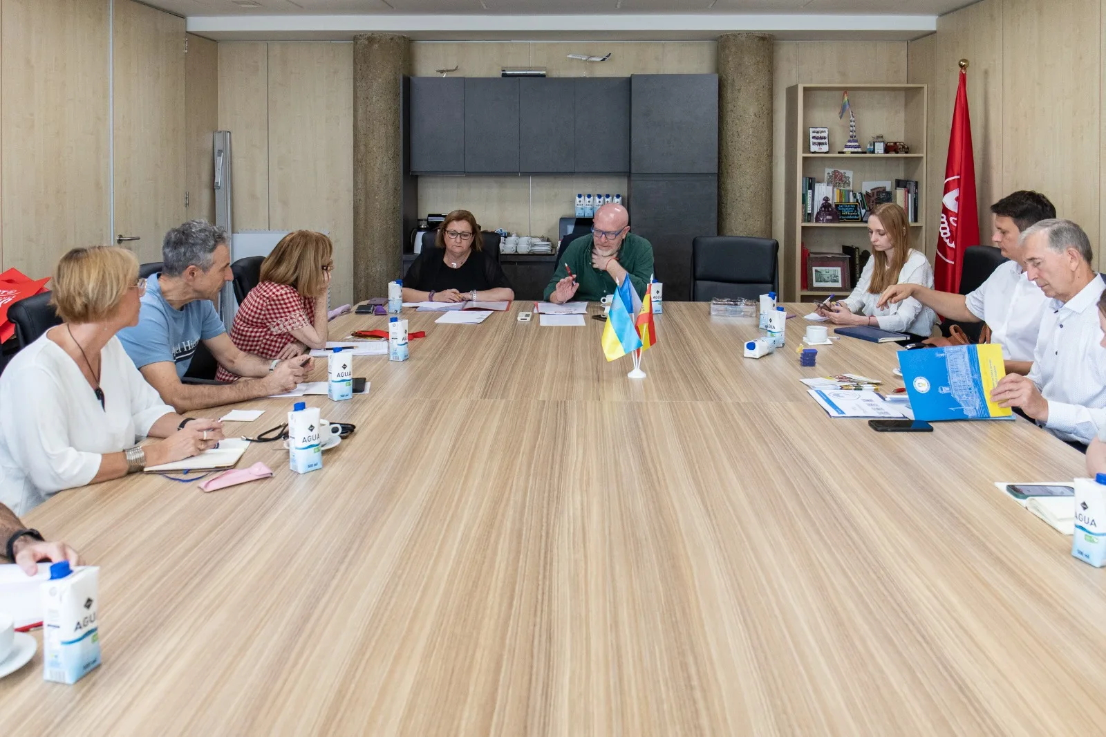 UGT receives the main leaders of the Ukrainian unions in Spain – FeSMC – UGT