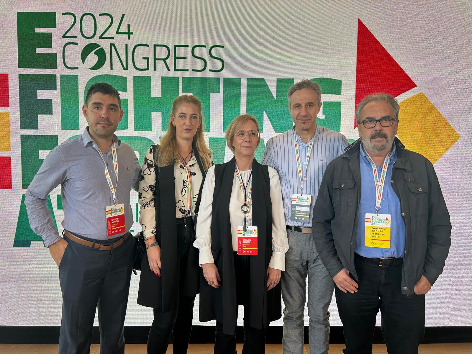 Delegación de FeSMC en el congreso de Effat