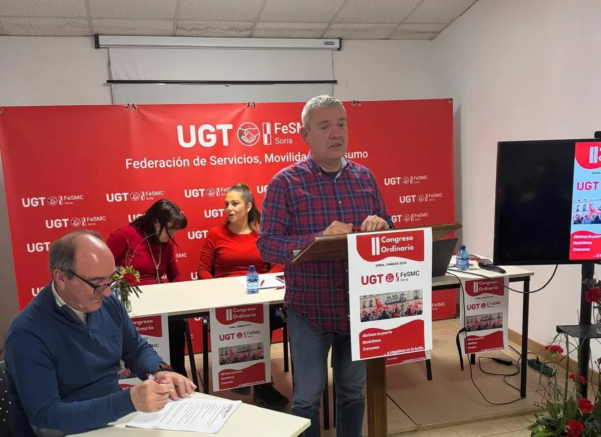 Miguel Ángel Gómez Nicolás, reelegido secretario general de FeSMC-UGT Soria