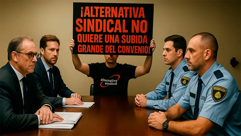Vídeo || UGT defiende un convenio digno frente a las maniobras de los sindicatos amarillos en seguridad privada