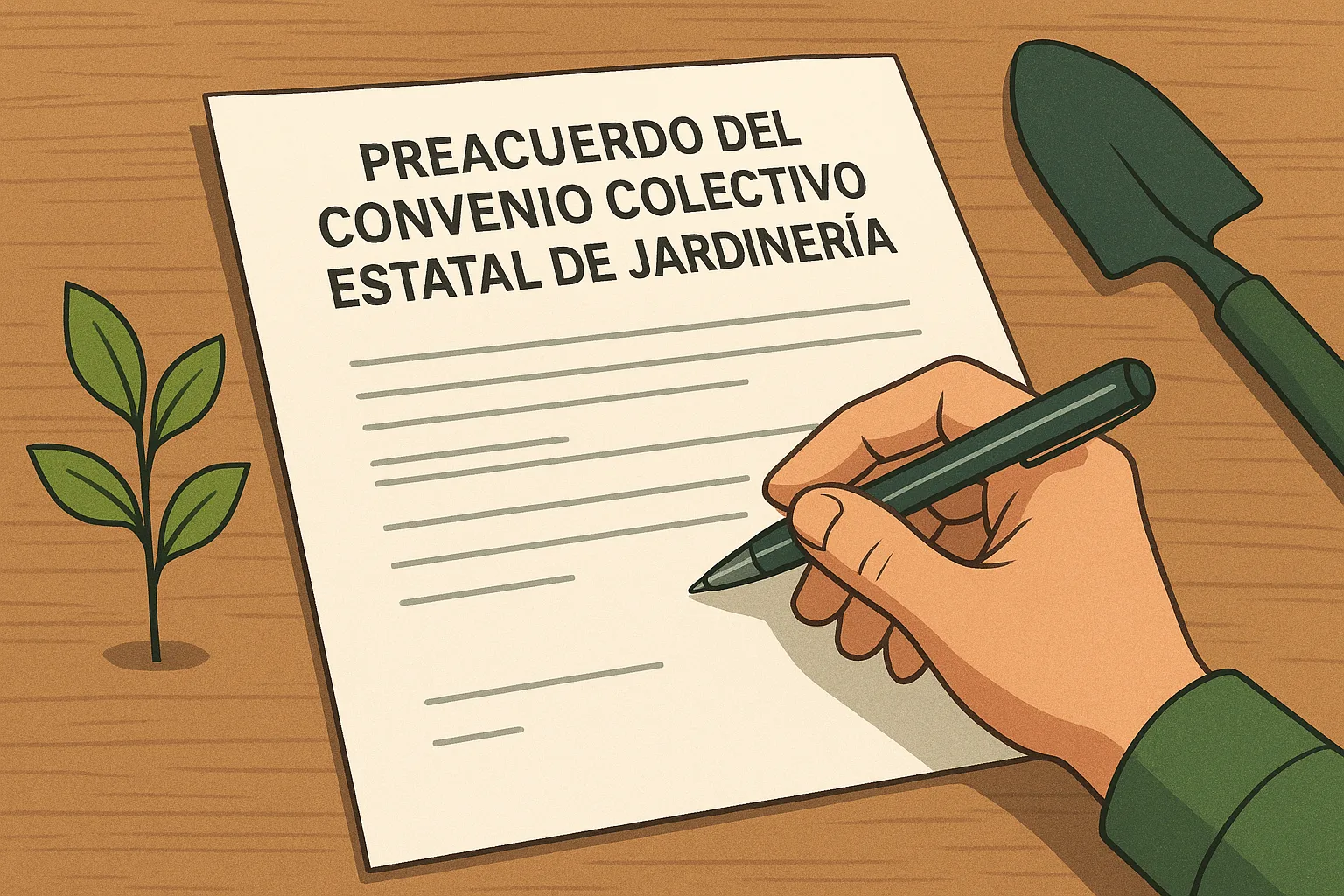 Preacuerdo del Convenio Colectivo Estatal de Jardinería