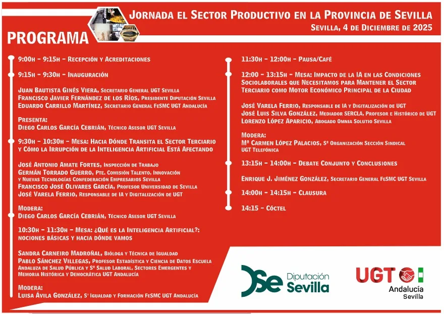 Jornadas del sector productivo en la provincia de Sevilla
