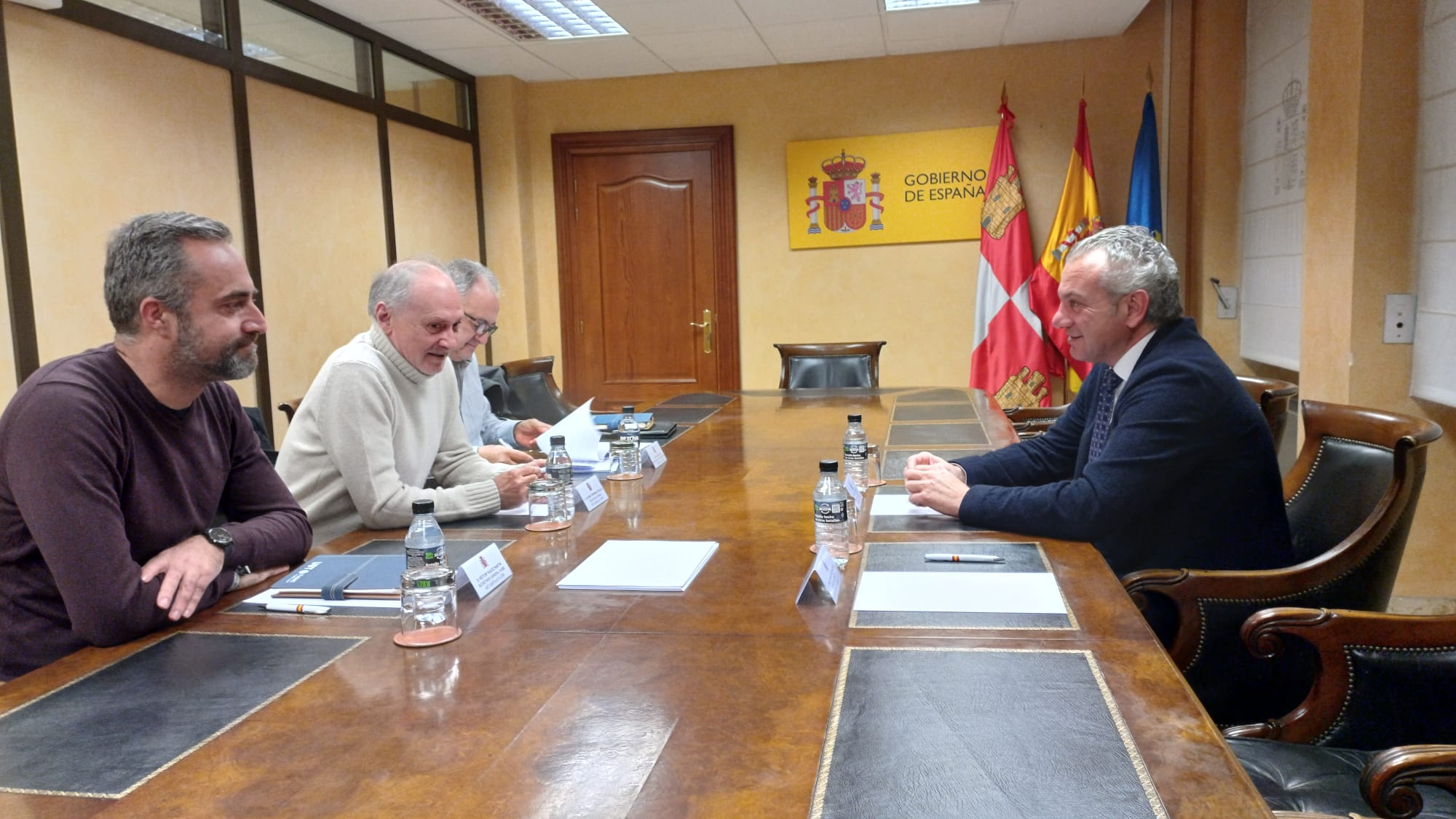 El Sector de Seguridad de FeSMC-UGT de Castilla y León se reúne con el delegado del Gobierno